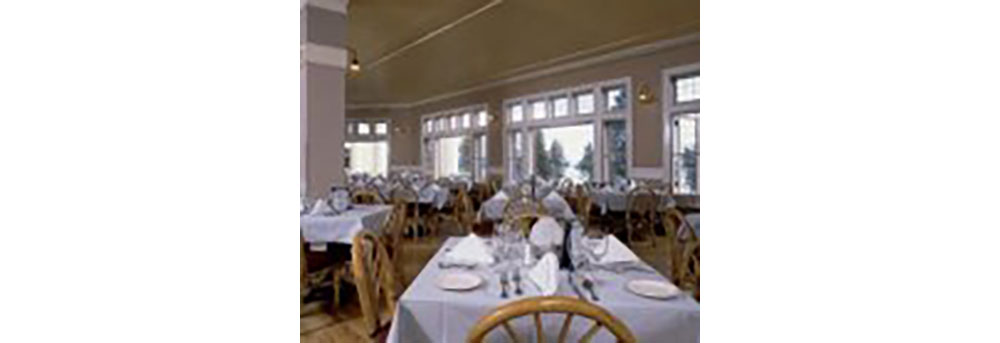 Lake Yellowstone Hotel Dining Room Set Up For Event