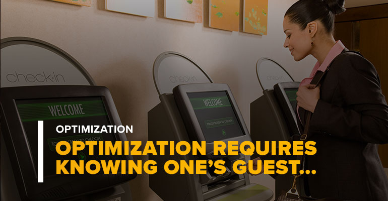 Woman Doing Automated Guest Check-In With Text: Optimization Requires Knowing One's Guest ... But What Does That Take to Accomplish?